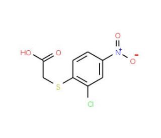 2-[(2-Chloro-4-nitrophenyl)sulfanyl]acetic acid (CAS 30880-64-9) - chemical structure image