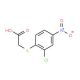 2-[(2-Chloro-4-nitrophenyl)sulfanyl]acetic acid (CAS 30880-64-9) - chemical structure image