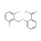 2-[(2-Chloro-6-fluorobenzyl)oxy]benzoic acid - chemical structure image