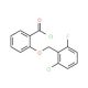 2-[(2-chloro-6-fluorobenzyl)oxy]benzoyl chloride - chemical structure image