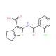 2-[(2-chlorobenzoyl)amino]-5,6-dihydro-4H-cyclopenta[b]thiophene-3-carboxylic acid - chemical structure image