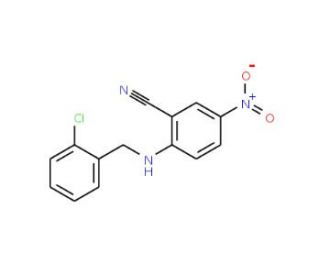 2-[(2-Chlorobenzyl)amino]-5-nitrobenzonitrile - chemical structure image