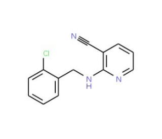 2-[(2-Chlorobenzyl)amino]nicotinonitrile - chemical structure image