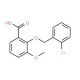 2-[(2-Chlorobenzyl)oxy]-3-methoxybenzoic acid - chemical structure image