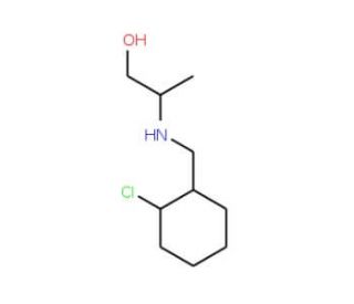 2-{[(2-chlorophenyl)methyl]amino}propan-1-ol (CAS 1118787-00-0) - chemical structure image