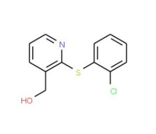 {2-[(2-Chlorophenyl)sulfanyl]-3-pyridinyl}methanol - chemical structure image