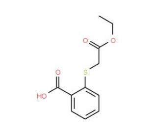2-[(2-Ethoxy-2-oxoethyl)thio]benzoic acid (CAS 18926-41-5) - chemical structure image