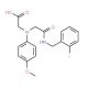 [{2-[(2-Fluorobenzyl)amino]-2-oxoethyl}-(4-methoxyphenyl)amino]acetic acid - chemical structure image