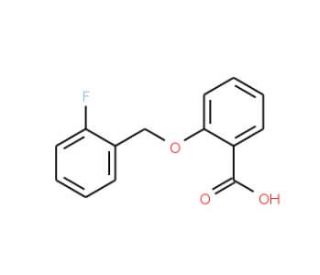 2-[(2-Fluorobenzyl)oxy]benzoic acid - chemical structure image
