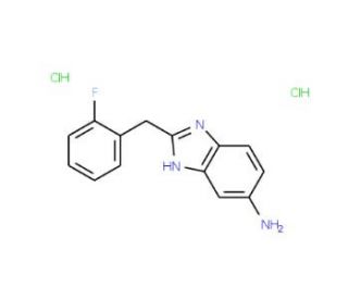 2-[(2-fluorophenyl)methyl]-1H-1,3-benzodiazol-5-amine dihydrochloride - chemical structure image
