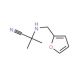 2-[(2-furylmethyl)amino]-2-methylpropanenitrile - chemical structure image