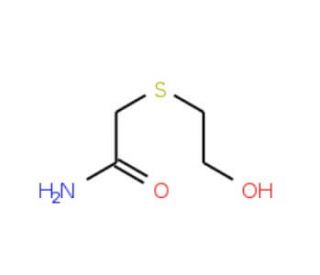 2-[(2-hydroxyethyl)thio]acetamide (CAS 20101-84-2) - chemical structure image