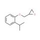 2-[(2-isopropylphenoxy)methyl]oxirane (CAS 5904-89-2) - chemical structure image