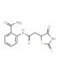 2-{[(2-Mercapto-4-oxo-4,5-dihydro-1,3-thiazol-5-yl)acetyl]amino}benzamide - chemical structure image