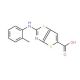 2-[(2-methylphenyl)amino]thieno[2,3-d][1,3]thiazole-5-carboxylic acid - chemical structure image