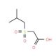 2-[(2-methylpropane)sulfonyl]acetic acid - chemical structure image