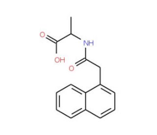 2-[(2-naphthalen-1-ylacetyl)amino]propanoic acid - chemical structure image