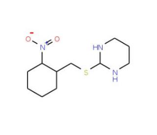 2-{[(2-nitrophenyl)methyl]sulfanyl}pyrimidine - chemical structure image