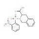 2-[(2-nitrophenyl)sulfonyl]-1,2,3,4-tetrahydroisoquinoline-3-carboxylic acid - chemical structure image