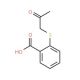 2-[(2-oxopropyl)thio]benzoic acid - chemical structure image
