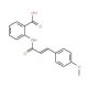 2-{[(2E)-3-(4-methoxyphenyl)prop-2-enoyl]amino}benzoic acid (CAS 22780-32-1) - chemical structure image