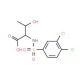 2-{[(3,4-dichlorophenyl)sulfonyl]amino}-3-hydroxybutanoic acid - chemical structure image