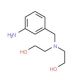 2-[(3-Amino-benzyl)-(2-hydroxy-ethyl)-amino]-ethanol - chemical structure image