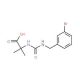 2-({[(3-bromophenyl)methyl]carbamoyl}amino)-2-methylpropanoic acid - chemical structure image