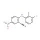 2-[(3-Chloro-2-methylphenyl)amino]-5-nitrobenzonitrile - chemical structure image
