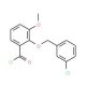 2-[(3-chlorobenzyl)oxy]-3-methoxybenzoyl chloride - chemical structure image