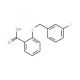 2-[(3-Fluorobenzyl)sulfanyl]benzenecarboxylic acid - chemical structure image