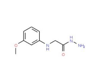 2-[(3-methoxyphenyl)amino]acetohydrazide - chemical structure image