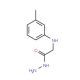 2-[(3-Methylphenyl)amino]acetohydrazide - chemical structure image