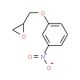 2-[(3-nitrophenoxy)methyl]oxirane (CAS 5332-66-1) - chemical structure image