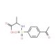 2-{[(4-acetylphenyl)sulfonyl]amino}propanoic acid - chemical structure image