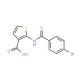 2-[(4-bromobenzene)amido]thiophene-3-carboxylic acid - chemical structure image