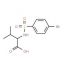 2-{[(4-Bromophenyl)sulfonyl]amino}-3-methylbutanoic acid - chemical structure image