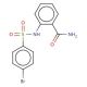 2-{[(4-bromophenyl)sulphonyl]amino}benzamide - chemical structure image