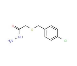 2-[(4-Chlorobenzyl)thio]acetohydrazide - chemical structure image