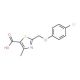 2-[(4-chlorophenoxy)methyl]-4-methyl-1,3-thiazole-5-carboxylic acid - chemical structure image