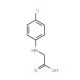 2-[(4-chlorophenyl)amino]acetic acid (CAS 5465-90-7) - chemical structure image
