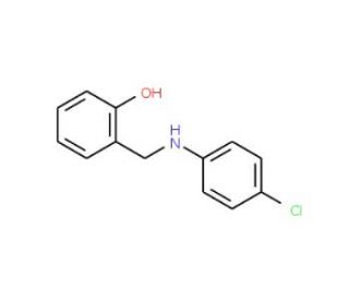 2-{[(4-chlorophenyl)amino]methyl}phenol - chemical structure image
