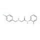 2-{[(4-chlorophenyl)methyl]amino}-N-(2-fluorophenyl)acetamide - chemical structure image