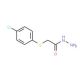2-[(4-Chlorophenyl)sulfanyl]acetohydrazide (CAS 75150-40-2) - chemical structure image