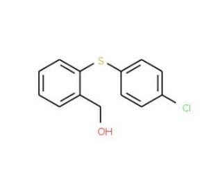 {2-[(4-Chlorophenyl)sulfanyl]phenyl}methanol (CAS 13459-59-1) - chemical structure image