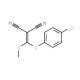 2-[(4-Chlorophenylthio)(methylthio)methylene]-malononitrile (CAS 214330-88-8) - chemical structure image