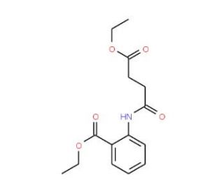 2-[(4-Ethoxy-1,4-dioxobutyl)amino]benzoic Acid Ethyl Ester (CAS 120572-43-2) - chemical structure image