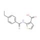 2-[(4-ethylbenzene)amido]thiophene-3-carboxylic acid - chemical structure image