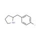 2-[(4-fluorophenyl)methyl]pyrrolidine - chemical structure image
