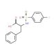 2-{[(4-Fluorophenyl)sulfonyl]amino}-3-phenyl-propanoic acid (CAS 40279-96-7) - chemical structure image